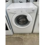 A WHITE HOOVER WASHING MACHINE BELIEVED IN WORKING ORDER BUT NO WARRANTY