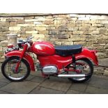 A 1962 MOTO GUZZI ZIGOLO, MOTORCYCLE 110 CC, THREE SPEED ENGINE AND FRAME NUMBERS ARE IDENTICAL AS