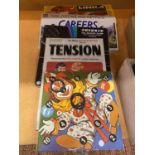 VARIOUS BOARD GAMES TO INCLUDE TENSION, CAREERS ETC