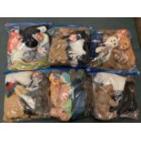 THIRTY SIX VARIOUS TY BEANIE BABIES: FOR DETAILS PLEASE SEE PICTURES