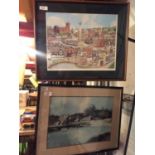 TWO FRAMED PICTURES ONE BEING A SIGNED LIMITED EDITION PRINT