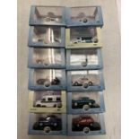 A COLLECTION OF TWELVE BOXED OXFORD VEHICLES SCALE 1:76