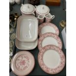 AN ASSORTMENT OF ROYAL DOULTON STUDIO 'PROVENCE' TABLEWARE TO INCLUDE A PAIR OF LARGE SERVING DISHES