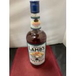 A 1 LITRE BOTTLE OF ALFRED LAMB'S 'EXTRA STRONG' NAVY RUM 57% VOL