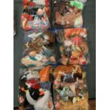 FORTY THREE ASSORTED BEANIE BABIES WITH TAGS : FOR FURTHER INFORMATION PLEASE SEE PICTURES