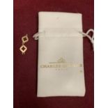 A CHARLES GARNIER 18K YELLOW GOLD SPARE BRACELET LINKS IN BAG GROSS WEIGHT 1.7 GRAMS