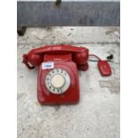 A RETRO 1960s/70s RED TELEPHONE