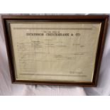 A FRAMED HISTORY OF THE LAW FIRM OF DICKINSON CRUICKSHANK & CO