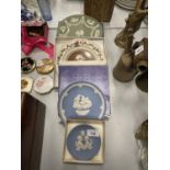 FOUR BOXED WEDGEWOOD PLATES