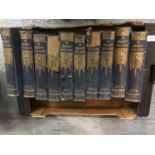 TEN VINTAGE HARD BACK VOLUMES OF THE CHILDREN'S ENCYCLOPEDIA