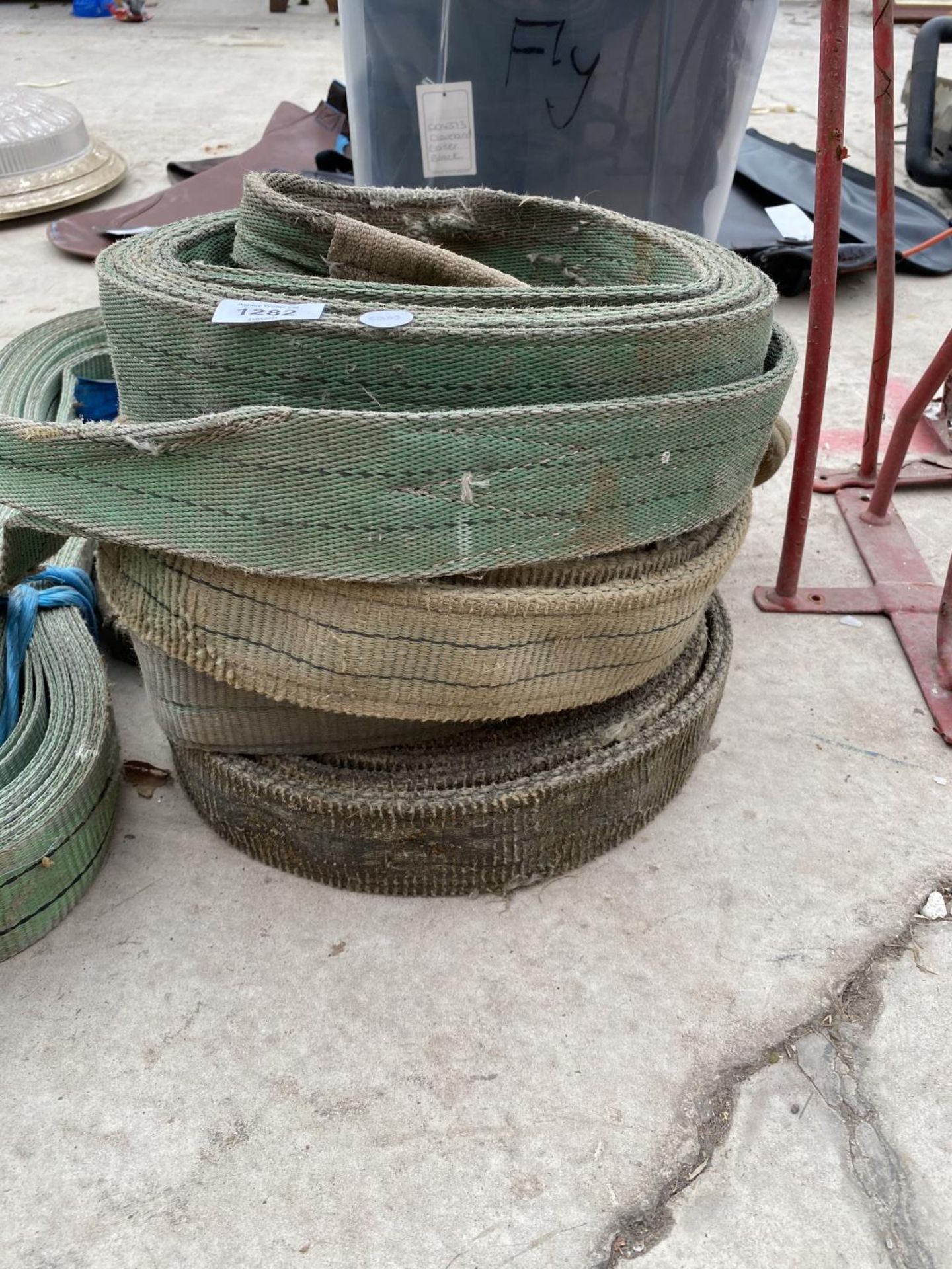 A QUANTITY OF TOWING ROPES AND STRAPS - Image 2 of 3