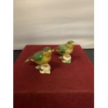 TWO BESWICK GREENFINCHES