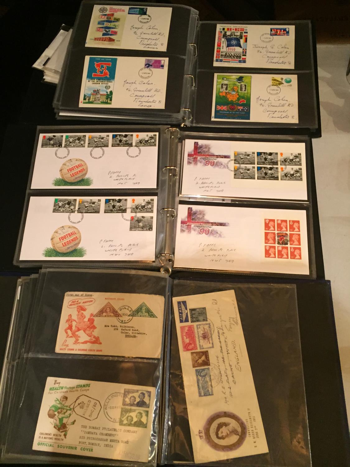 A LARGE QUANTITY OF FIRST DAY COVERS IN FILES TO INCLUDE INTERNATIONAL EXAMPLES - Bild 3 aus 3