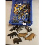 A SELECTION OF ASSORTED ZOO ANIMALS