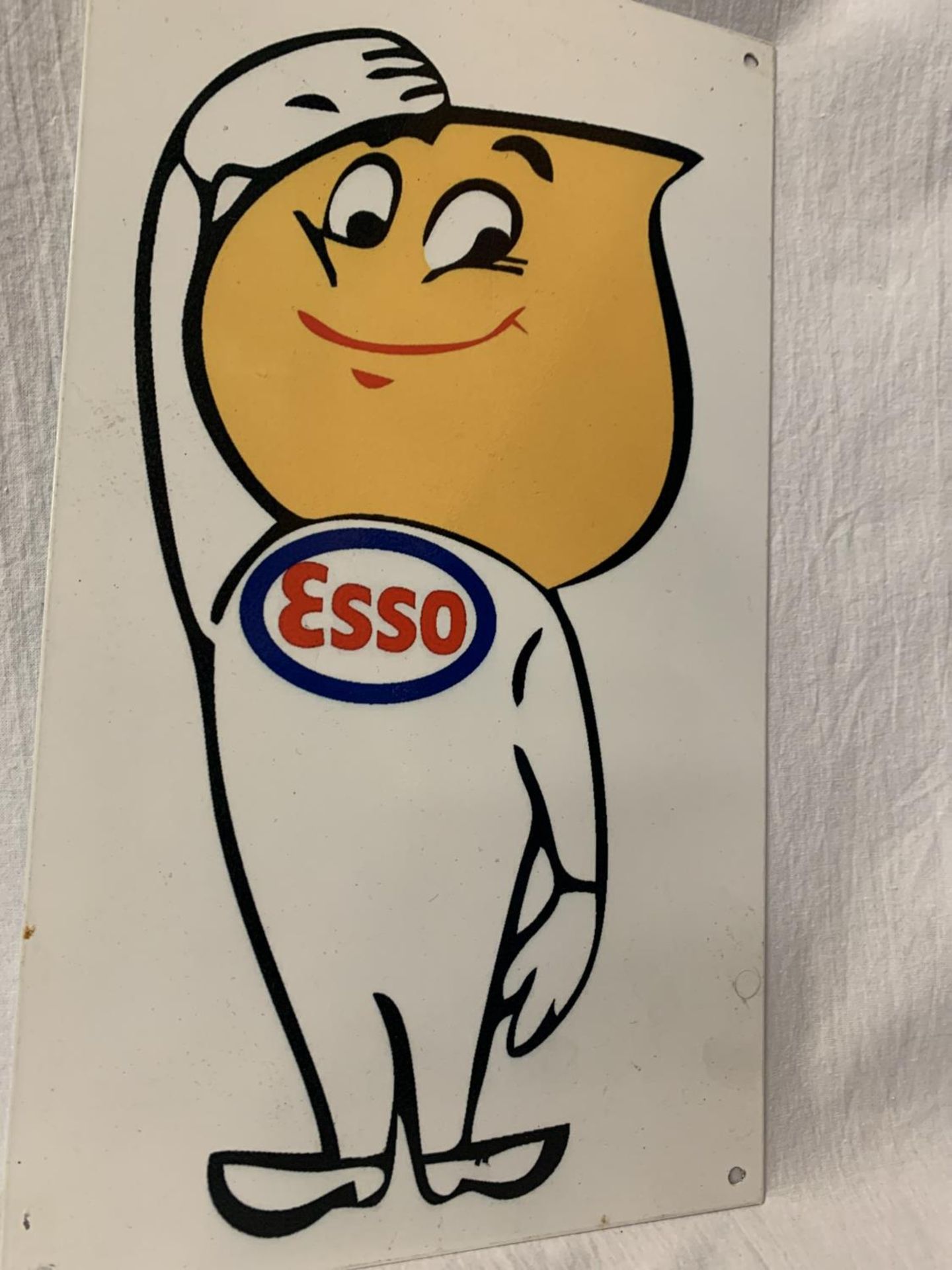 A METAL 'ESSO BOY' SIGN - 35.5CM X 20.5CM - Image 2 of 2