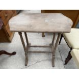 A STRIPPED VICTORIAN CENTRE TABLE