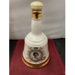 A 75 CL DECANTER OF BELLS TO COMMEMORATE THE 60TH BIRTHDAY OF QUEEN ELIZEBETH II