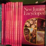 A FULL SET OF 1973 NEW JUNIOR ENCYCLOPEDIA HARD BACK BOOKS