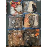 THIRTY FIVE ASSORTED BEANIE BABIES WITH TAGS: FOR CONTENTS PLEASE SEE PICTURES