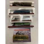 A COLLECTION OF FIVE ATLAS EDITIONS MODEL LOCOMOTIVES