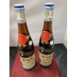 TWO BOTTLES OF GERMAN WHITE WINE