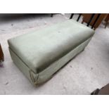 A GREEN DAY BED/ OTTOMAN
