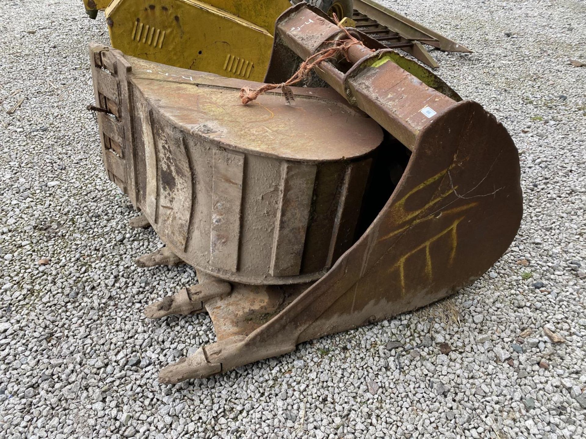 TWO BUCKETS BELIEVED OFF A 13 TONNE EXCAVATOR - NO VAT