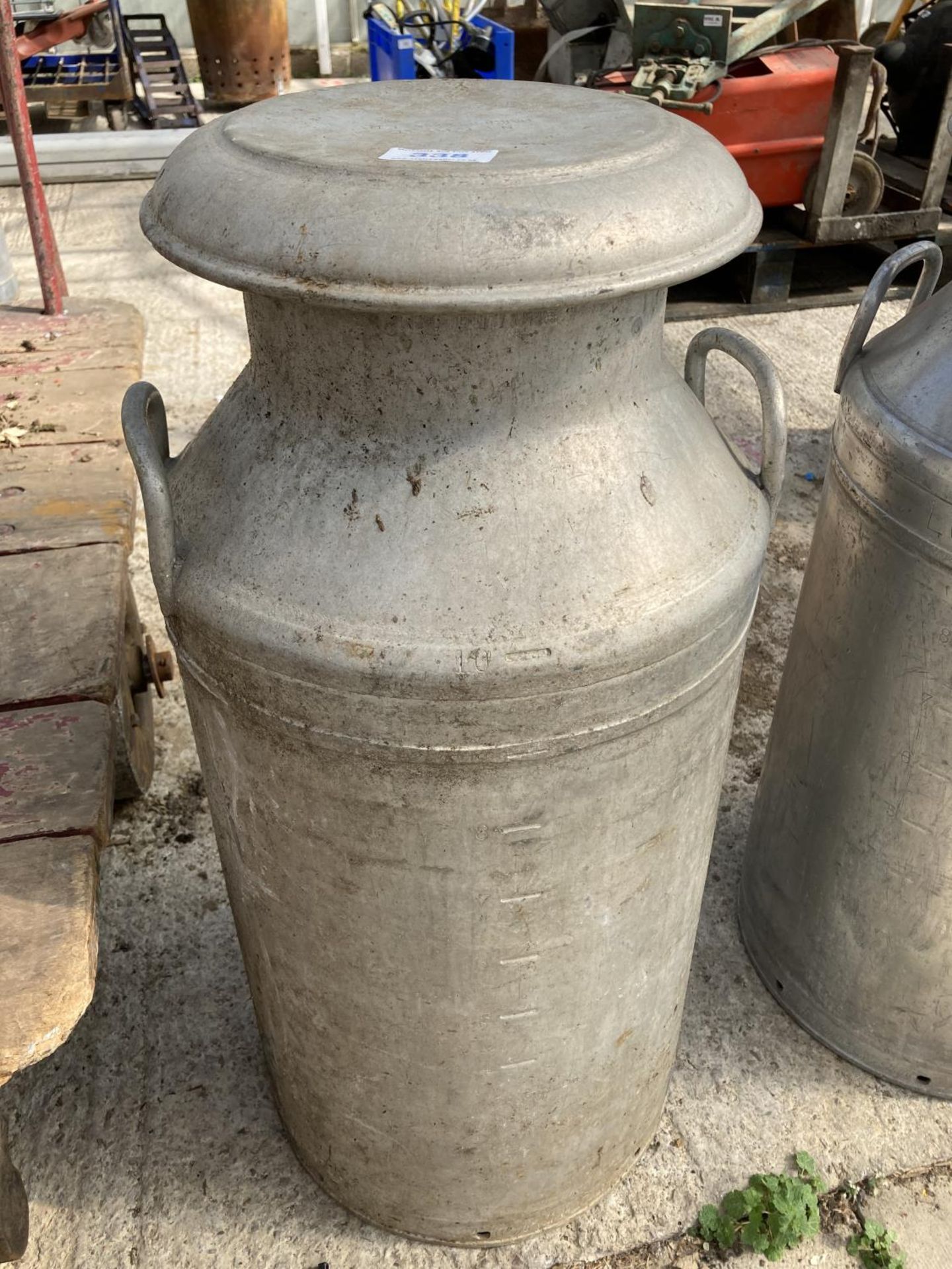 A MILK CHURN 'NELCO DAIRIES ASSOC LTD' NO VAT