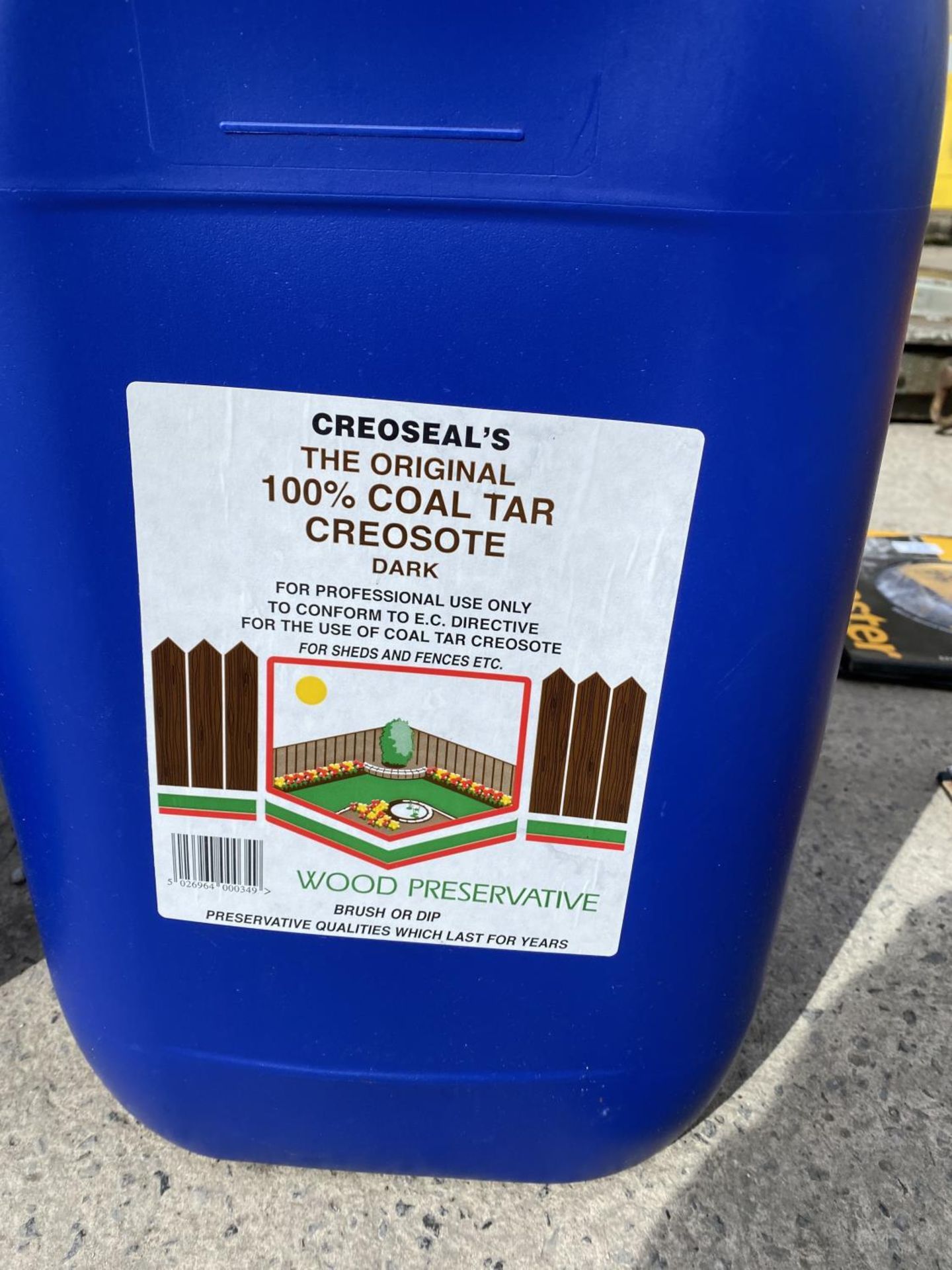 20 LTRS COAL TAR CREOSOTE + VAT - Image 2 of 2