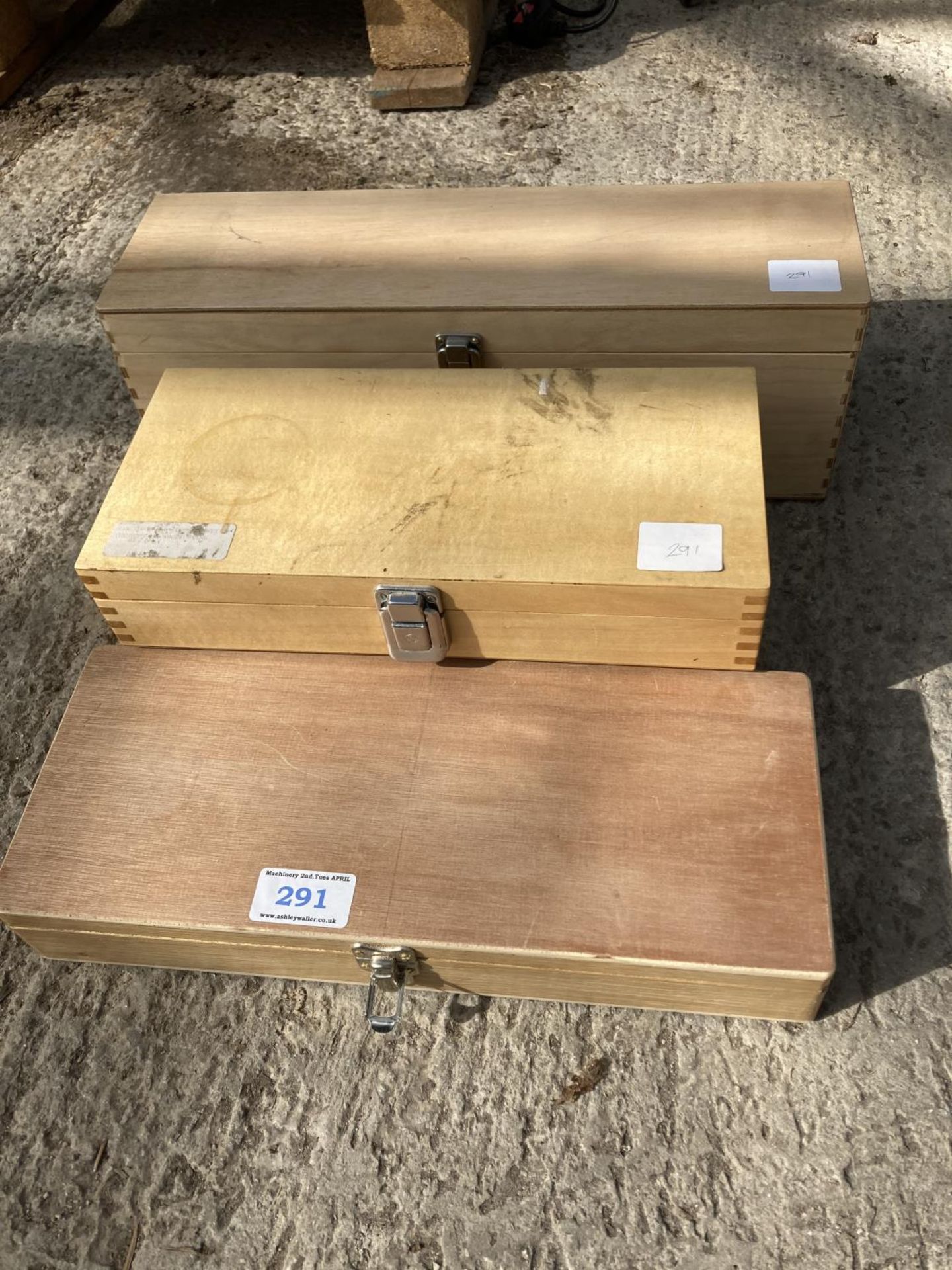 FOUR BOXES CONTAINING ARBORTECH CUTTERS, DRILL ATTACHMENTS, STENCILS NO VAT