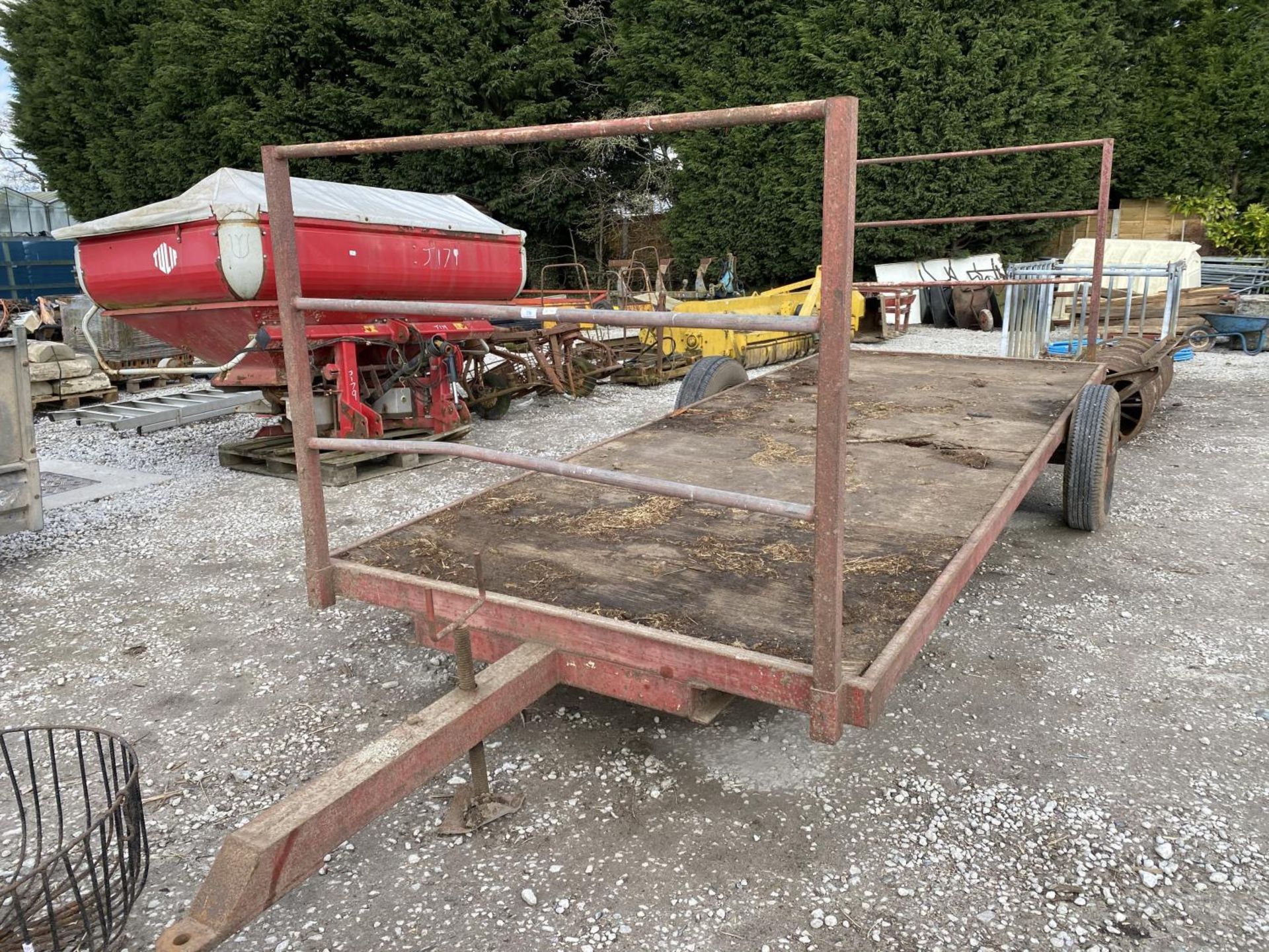 A LOW LOADER BALE TRAILER + VAT