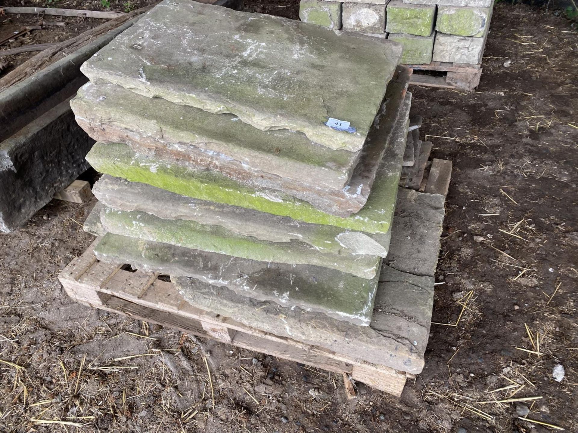 A PALLET OF YORK STONE