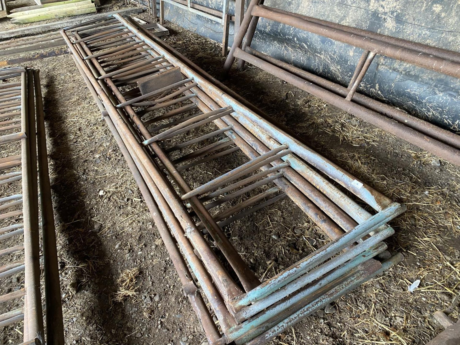 SIX FEED BARRIERS 14; 9" LONG