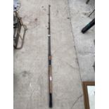 A SHURIKEN SPLIT CANE FISHING ROD