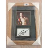 A FRAMED SIGNED PHOTO OF WELSH BOXER NATHAN CLEVERLY