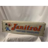 AN ORIGINAL ILLUMINATED SIGN 'JANITROL HEATING AND COOLING'