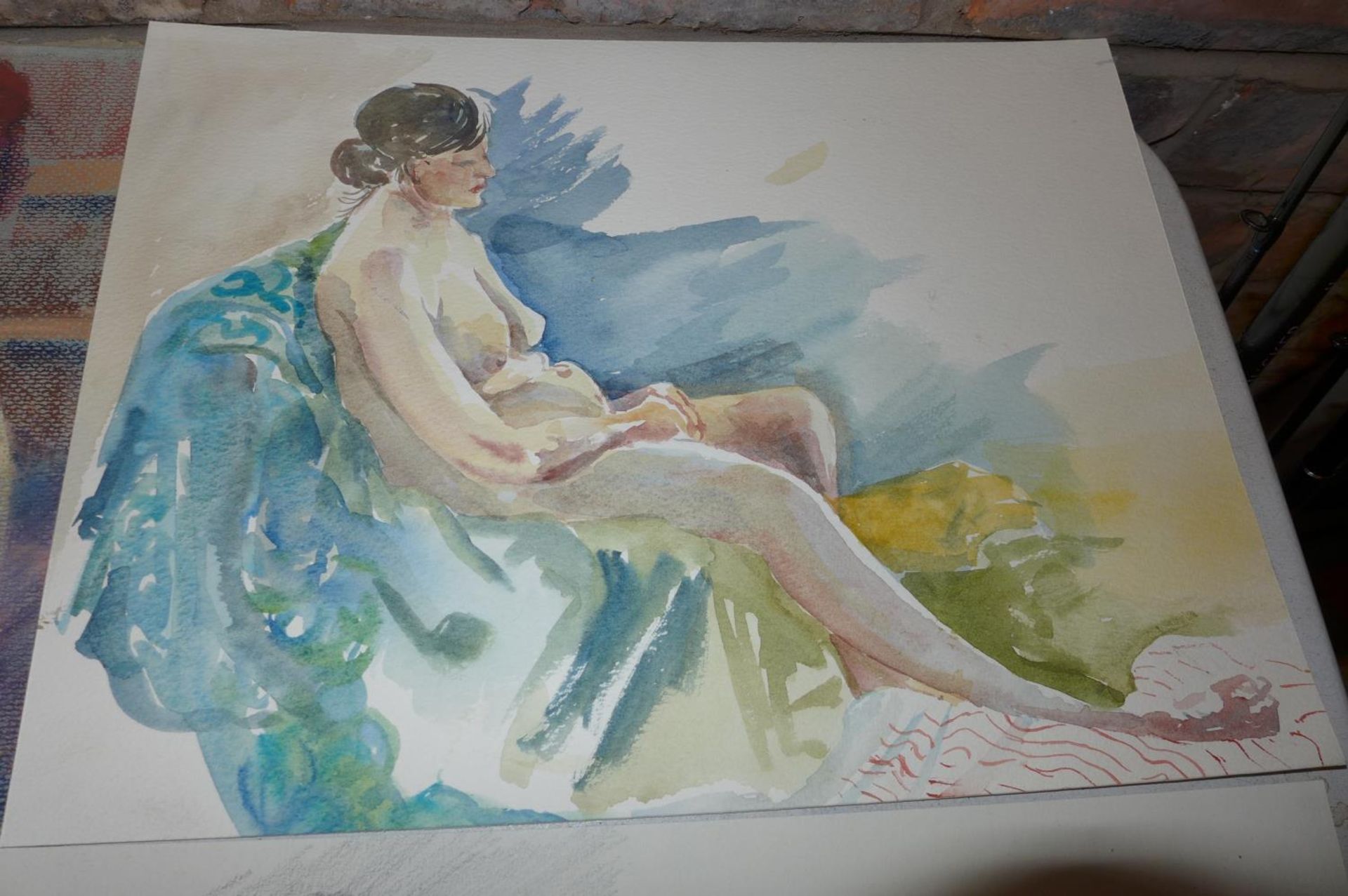 A COLLECTION OF UNFRAMED LIFE DRAWINGS OF NUDE LADIES ETC BY JEAN ROBERTS