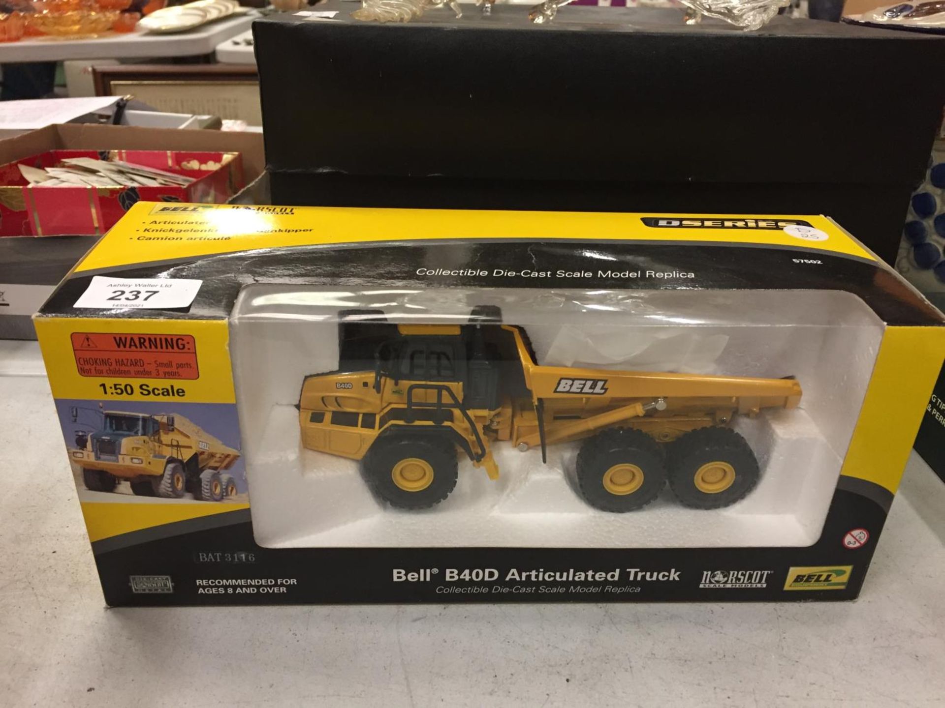 A BOXED NORSCOT BELL B40D ARTICULATED TRUCK