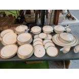 A LARGE QUANTITY OF MINTONS DINNER WARE TO INCLUDE FOUR TUREENS, A LARGE MEAT PLATTER ETC