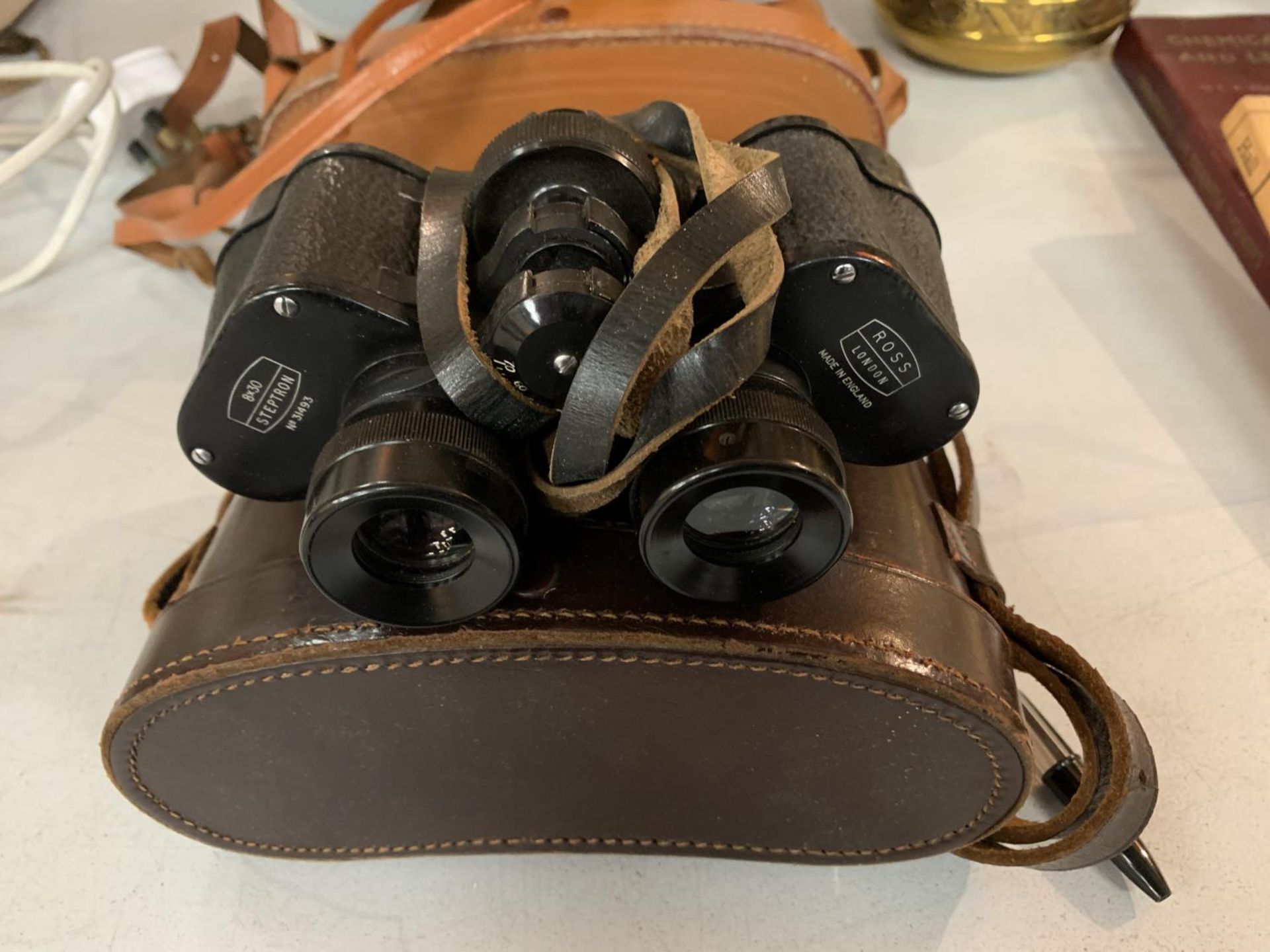 TWO PAIRS OF BINOCULARS WITH CASES - Image 2 of 3