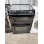 A BLACK CANNON DUEL FUEL COOKER, FUNCTION TEST, PAT TEST AND SANITIZED BUT NO WARRANTY GIVEN