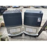 TWO SUPERSER STYLE GAS HEATERS