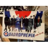 A METAL 'QUADROPHENIA - A WAY OF LIFE' SIGN - 45.5CM X 30.5CM