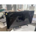 A 40" PANASONIC FLAT SCREEN TELEVISION BELIEVED IN WORKING ORDER BUT NO WARRANTY