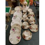 A QUANTITY OF ROYAL ALBERT 'OLD COUNTRY ROSES' TO ALSO INCLUDE OTHER PLATES AND SAUCERS