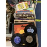 A QUANTITY OF LPS AND SINGLE RECORDS
