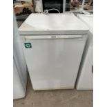 A WHITE BOSCH UNDER COUNTER FRIDGE BELIEVED IN WORKING ORDER BUT NO WARRANTY