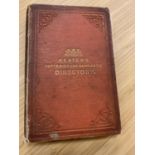 A VINTAGE KEATE'S DIRECTORY OF THE STAFFORDSHIRE POTTERIES AND NEWCASTLE