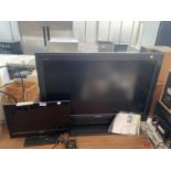 A 32" SONY BRAVIA TELEVISION AND A FURTHER TELEVISION BELIEVED IN WORKING ORDER BUT NO WARRANTY