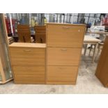 2 MODERN SHOE CABINETS